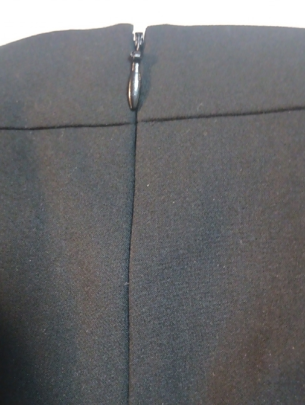 Club Monaco Black Button-Front Midi Skirt - Picture 7 of 12